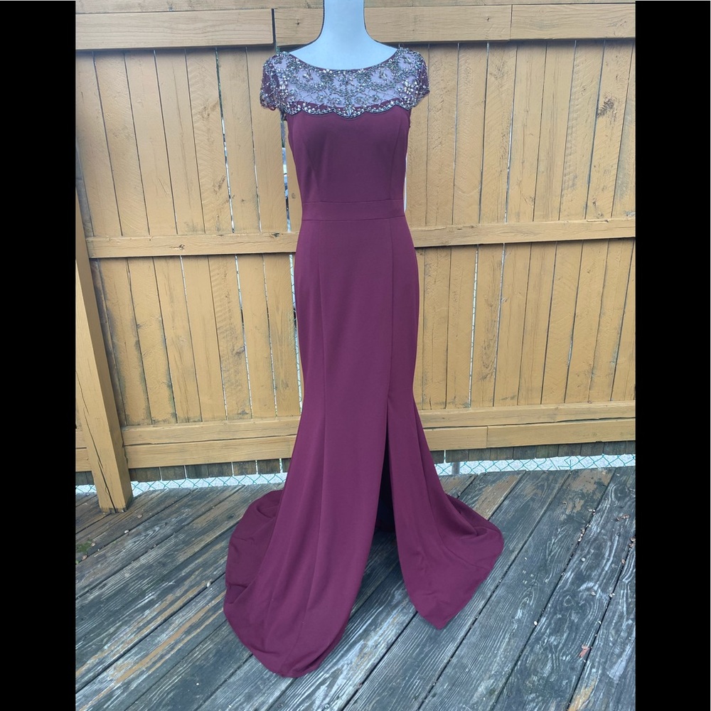 NWOT XSCAPE beaded dress
